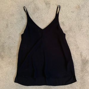 Black tank top